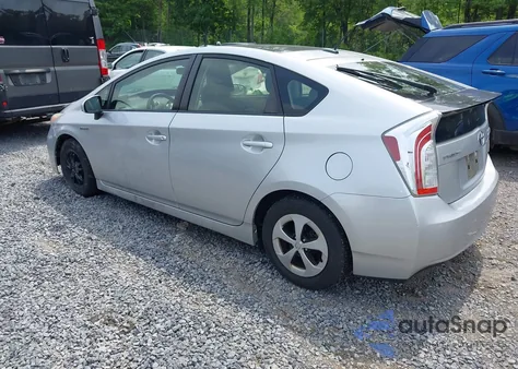 2012 Toyota Prius Three from USA, damaged, VIN JTDKN3DU5C1545036